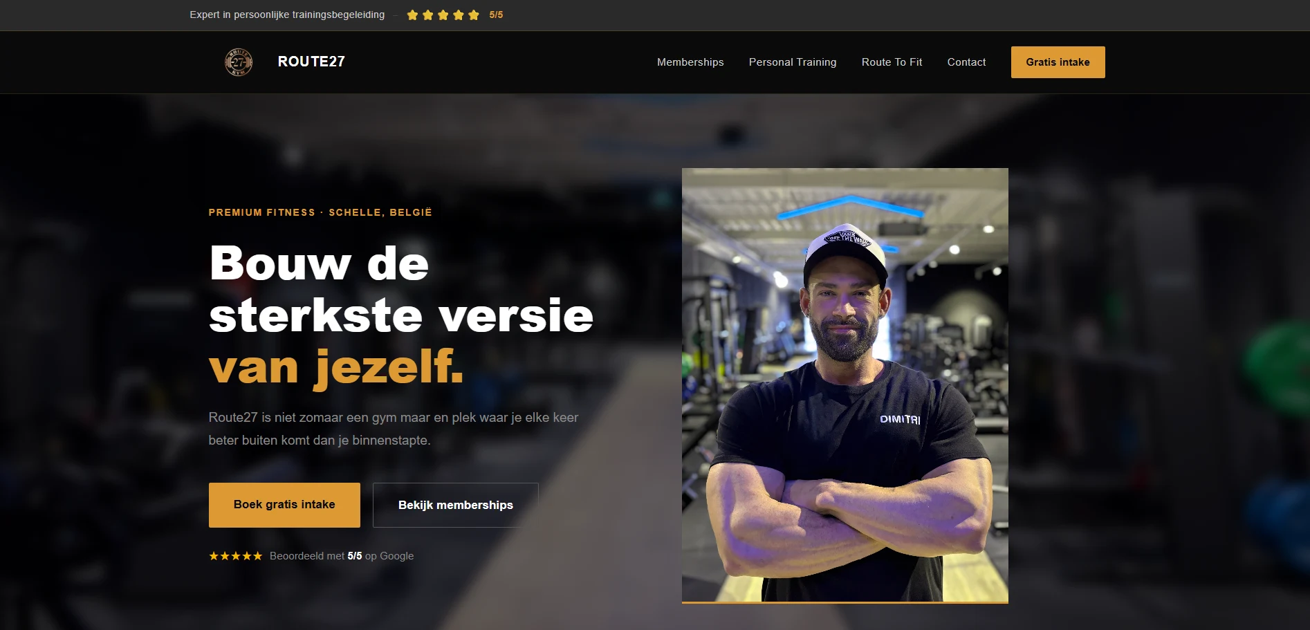 Route27 homepage design