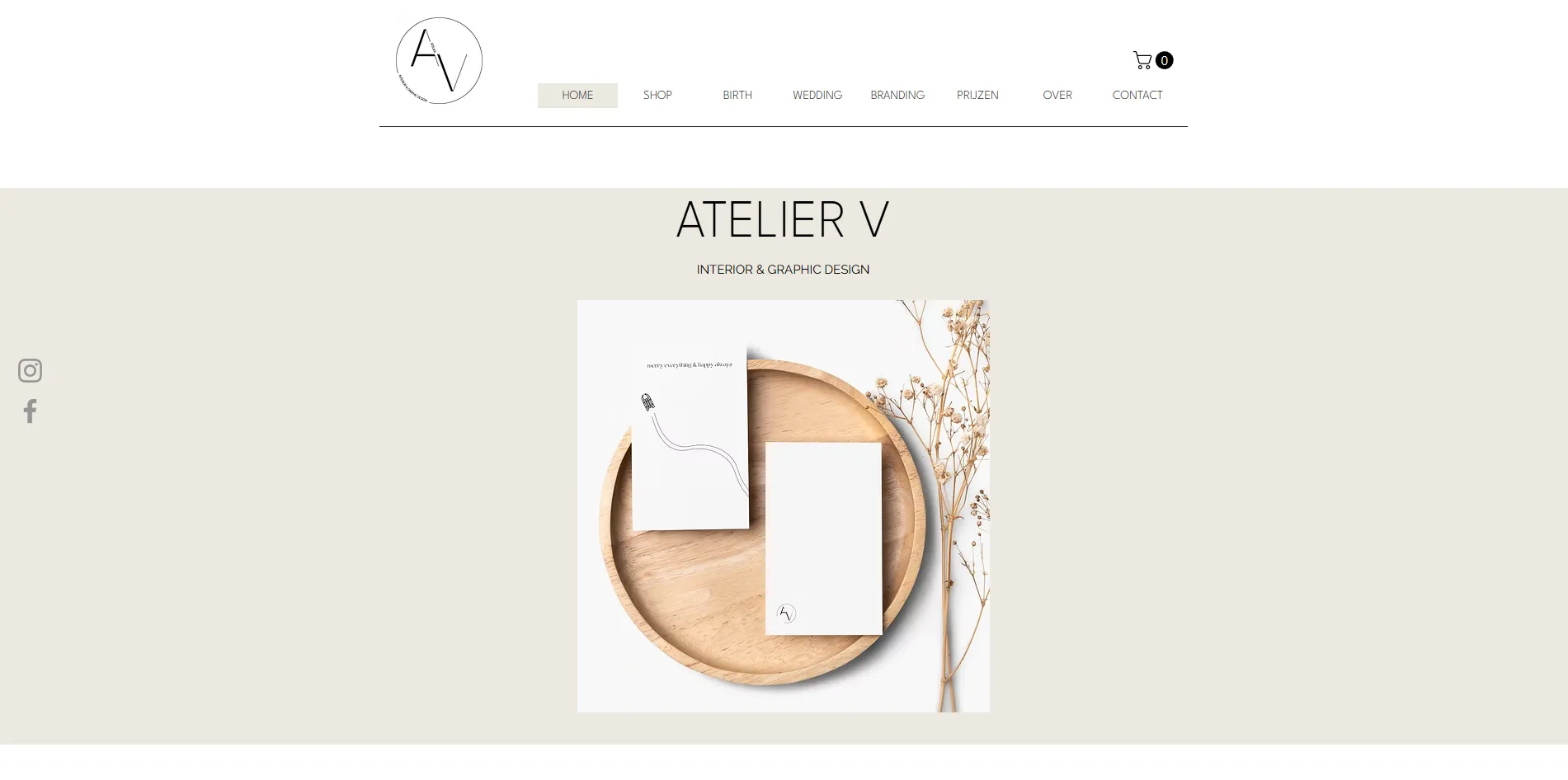Voor: oude website
